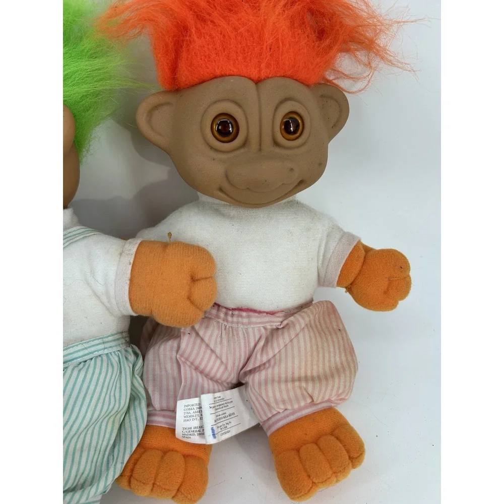 Vintage 1992 Soma International Glo Troll Doll Glowing Eyes Troll 13